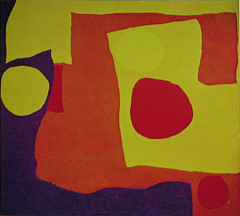 Patrick Heron: Yellow and Reds with Violet Edge